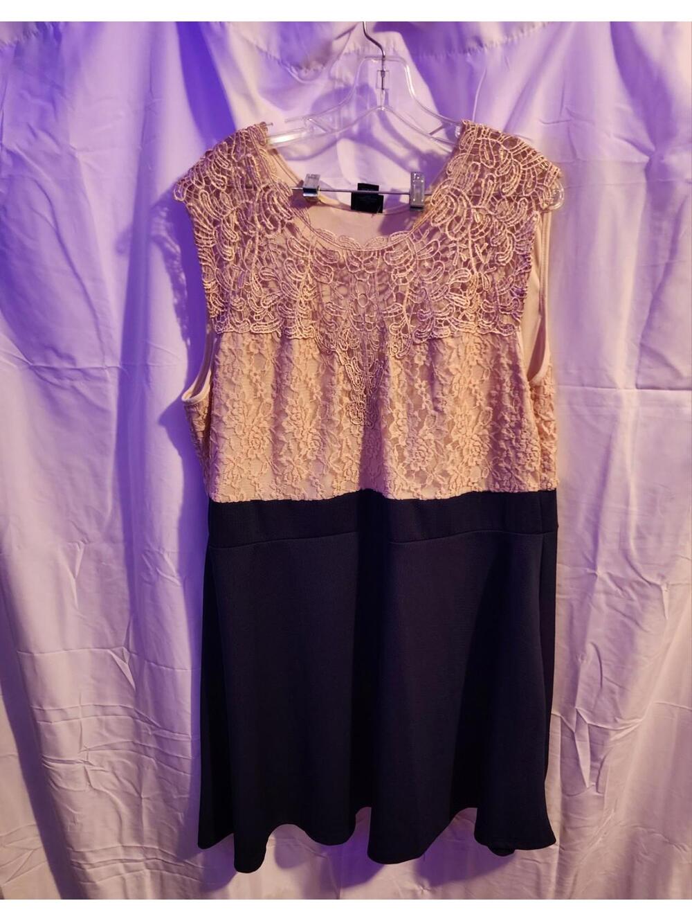 Vintage Rue+ Lace Detail Party Dress. Size 3x. Excellent Used Condition